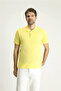 Slim Fit Slim Fit Embroidered Cotton Polo Collar T-Shirt - 3