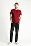 Crew Neck Slim Fit 100% Cotton T-Shirt - 2