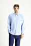 Long Sleeve Classic Oxford Cotton Easy-Iron Shirt - 3