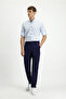 Slim Fit Slim Fit Elastic Waist Lyocell Canvas / Chino Trousers