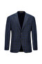 6 Drop Regular Fit Standard Cut Wool Mono Collar Fully Lined Classic Silk Blend Italian Jacket with Pockets