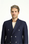 7 Drop Slim Fit Patterned Double-Breasted Jacket - 4