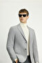 Regular Fit Micro Pattern Classic Jacket