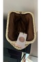 Peridesign Gold Hand Knitted Portfolio Bag 25X20Cm Lined and Shipped on the Same Day - 4
