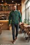 Men's Nefti Anti-Pilling Fabric Standard Fit Regular Cut Polo Collar Knitwear Sweater - 6