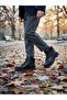 Genuine Leather Black Orthopedic Zippered Boys' Boots - 5