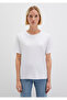 White Basic T-Shirt Regular Fit / Normal Cut 1600955-620 - 3