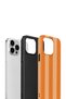 iPhone 12 Pro Max Vorian Double Layer Case Orange Cream Stripe - 3