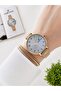 Leather Cord Strap 2 Year Warranty 3 Atm Water Resistant Women Wristwatch+Bracelet Bd.12810.3 - 2