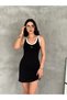 Women's Modal Fabric Embroidery Detailed V-Neck Dress