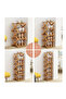 Multifunctional Shoe Rack, 4 Layers Bamboo Foldable Shoes Organizer Entryway, Closet, Bedroom - 5