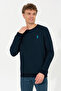 Men's Navy Blue Sweatshirt 50253110-Vr033 - 3