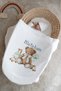 100% Cotton Premium Newborn Hospital Release 6-Piece Set with Collar and Long Sleeves Teddy Bear - 2