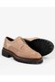 Italian Style Internal and External Natural Suede Men's Shoes Beige T14609 - 2