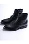 Italian Style Natural Leather Winter Men's Boots Shoes Black T13424 - 4