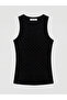 Trendlucky Women's Oval Collar Stoned Undershirt with a Difference in Color - 3