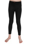 Black Girl's Stretchy Thermal Winter Leggings - 3