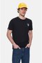 Bass Set of 2 White & Black Crew Neck Printed 100% Cotton Standard Fit Men's T-Shirts - 2