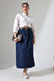 Belted Denim Skirt - 5
