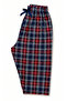 Ultra Soft Breathable Plus Size Capri Pajama Bottoms |   Comfortable Cut High Waist Elastic Band |   1Xl-5Xl Battal |   Modern Plaid - 2