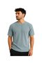 Hair Knit Jacquard Fabric 100% Cotton Men's T-Shirt 26015