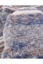 Gray Blue Shark Patterned Knitted Fabric Thick Winter Soft Cardigan-Like 150X230Cm - 5