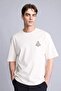 100% Cotton Boxy Fit Printed Short Sleeve T-Shirt H6331Ax26Sm - 3