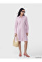 Esvab • Modern & Distinctive Checkered Embroidered A-Line Mini Shirt Dress