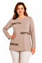 Women's Middle Age and Above High Quality Laser Printed Mother Combed Cotton Blouse 30586 - 2