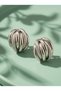Gray Mussel Stylish Earrings - 3