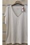 Women's Combed Cotton Blouse V-Neck Cotton - 2