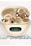Ear Earbuds Wireless Clip on LED Power Display Touch Control Headphones For Sports Running