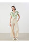 Quality Pieces from Çelebi Store: Women's Textured Wide-Leg Pants with Waistband