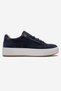 Pallen Navy Blue Suede Genuine Leather Women's Casual Sports Shoes - 4