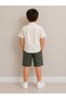Yavrucak 63305-26 Boy's 4-Piece Set Shirt T-Shirt Shorts Bag Combination Summer Casual Set - 7
