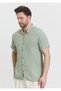Heaven 4050 muslin collar oversized short sleeve men's shirt - 2