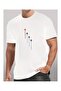 Unisex Planes Printed Oversize T-Shirt