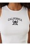 Ozmarka New Season Crew Neck California Embroidered Women's Sports Undershirt - 3