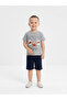 Boy's Set Top and Bottom Combed Cotton Shorts Set - 3