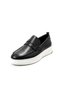 1073 Genuine Leather Black High Thick Sole Casual Men's Shoes - 3