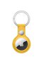 AirTag Leather Key Ring, Meyer Lemon