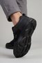 Comfy Step Black Casual Sports Sneaker – Non-Slip Sole Comfort Series Men's Shoes - 3