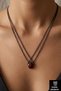 2 Pieces of Ladybug Necklaces with Magnets, 2-Piece Set of Necklaces, Mother's Day Gift, Mother's Day Necklace - 2