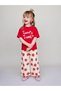 Girl's Tomato Printed Red T-Shirt and Pants Set