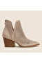 Safari Back Zipper Detailed Laser Cut Summer Boots - 8