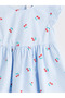 Lcw Kids Crew Neck Girl's Poplin Dress Girl's Dress - 3