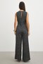 Beli Belted Palazzo Leg Jumpsuit - 6