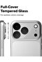 Camera Glass Compatible with iPhone 17 Pro Camera Lens Protector [2 Pack] [Case Friendly] HD Clear Scratch Resistant 9H Tempered Glass - 3
