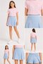 Burç 41805-26 Girl's 2-Piece Set with Shorts and Pleated Skirt, Comfortable Fit, Daily School Outfit - 6