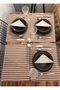 Pinterest Vintage Look Linen Striped 2-Piece American Service Set - 3